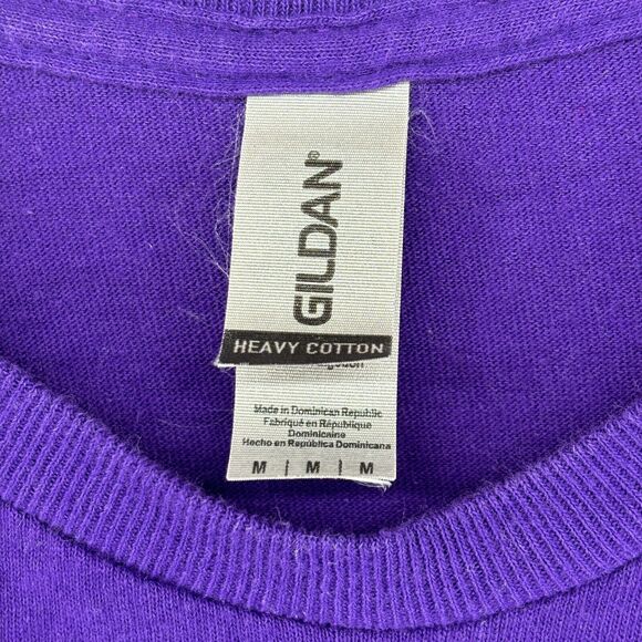 MADONNA SEAFOOD Shirt Adult M White Hall MD Maryland Restaurant Halloween Purple - Picture 8 of 12